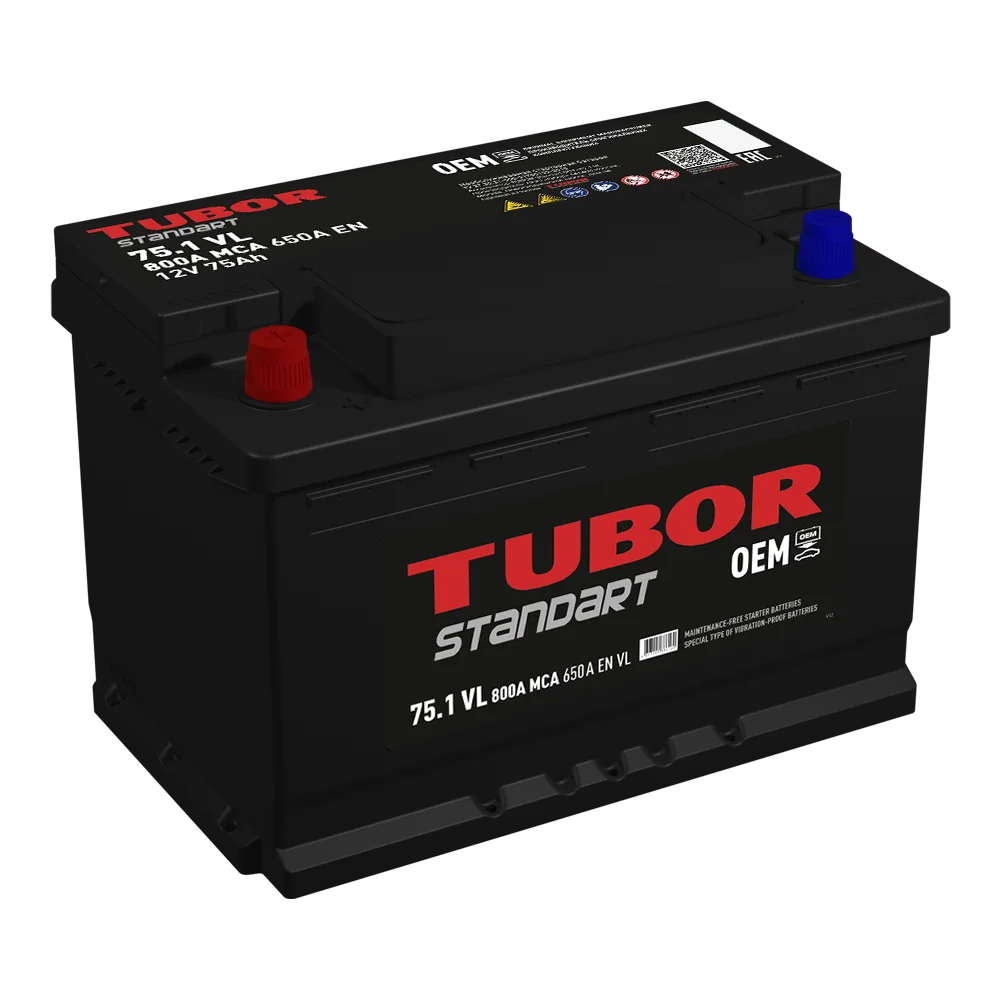 TUBOR OEM Standart 6СТ-75.1