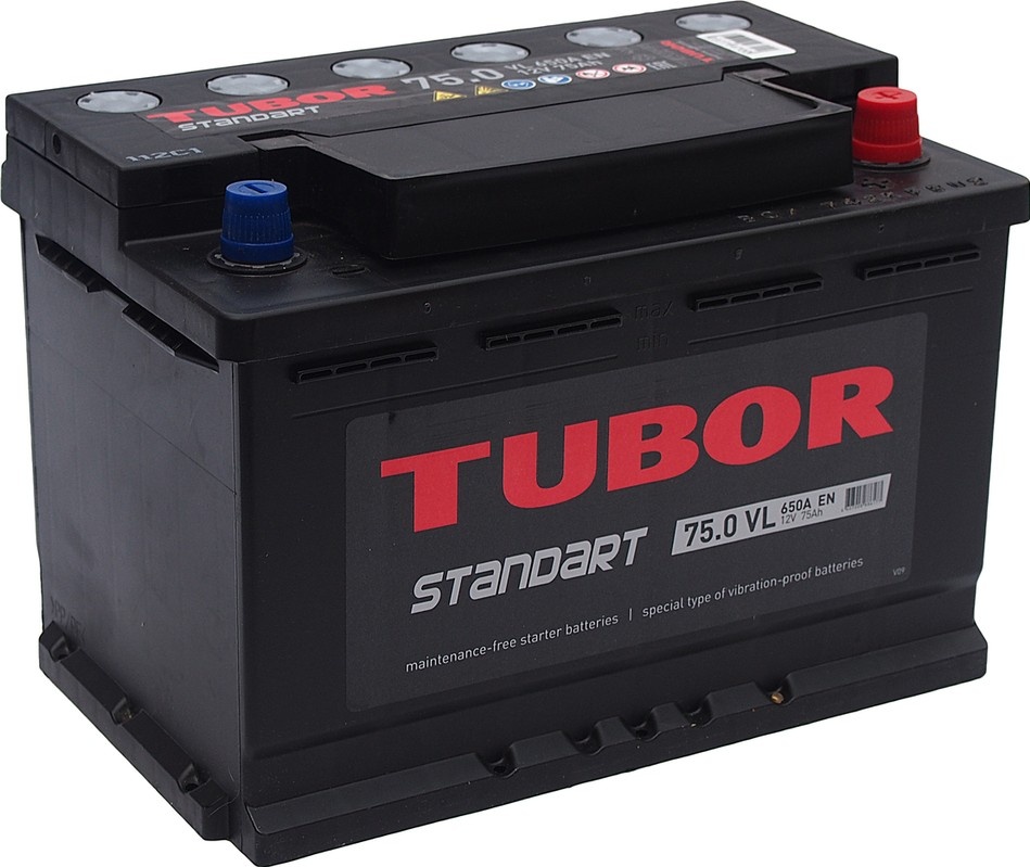 TUBOR OEM Standart 6СТ-75.0