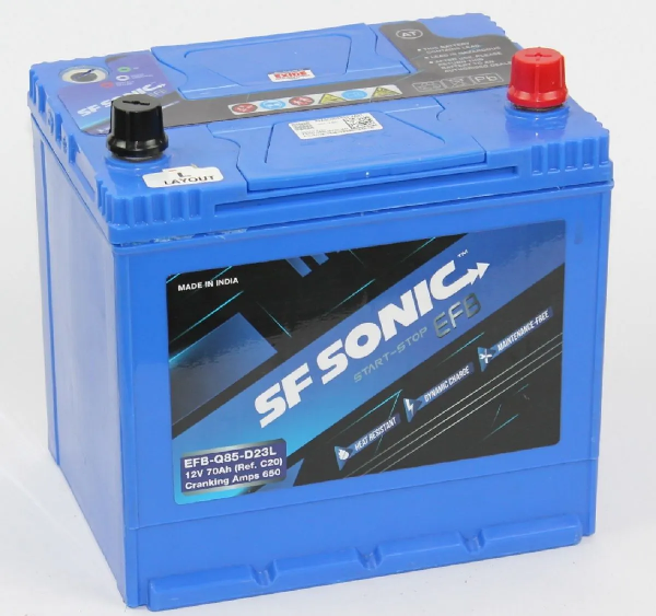 EXIDE SF SONIC EFB 6СТ-70.0 (Q85D23L) i-Stop MAZDA