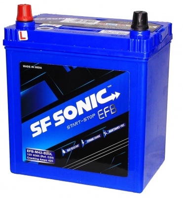 SF SONIC EFB 6СТ-40.1 (42B20R) тонк.кл